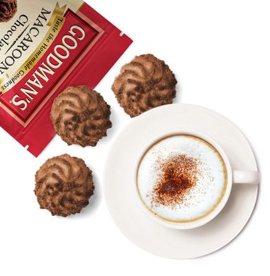 Goodmans Chocolate Chip Coconut Macaroons, 9oz 2 Pack Gluten Free Cookies Soft &amp; Chewy Kosher for Passover