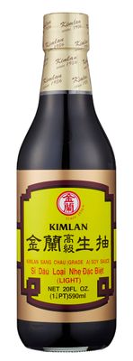 Kimlan Sang Chau Grade A Light Soy Sauce, 20 Ounce Pack of 2