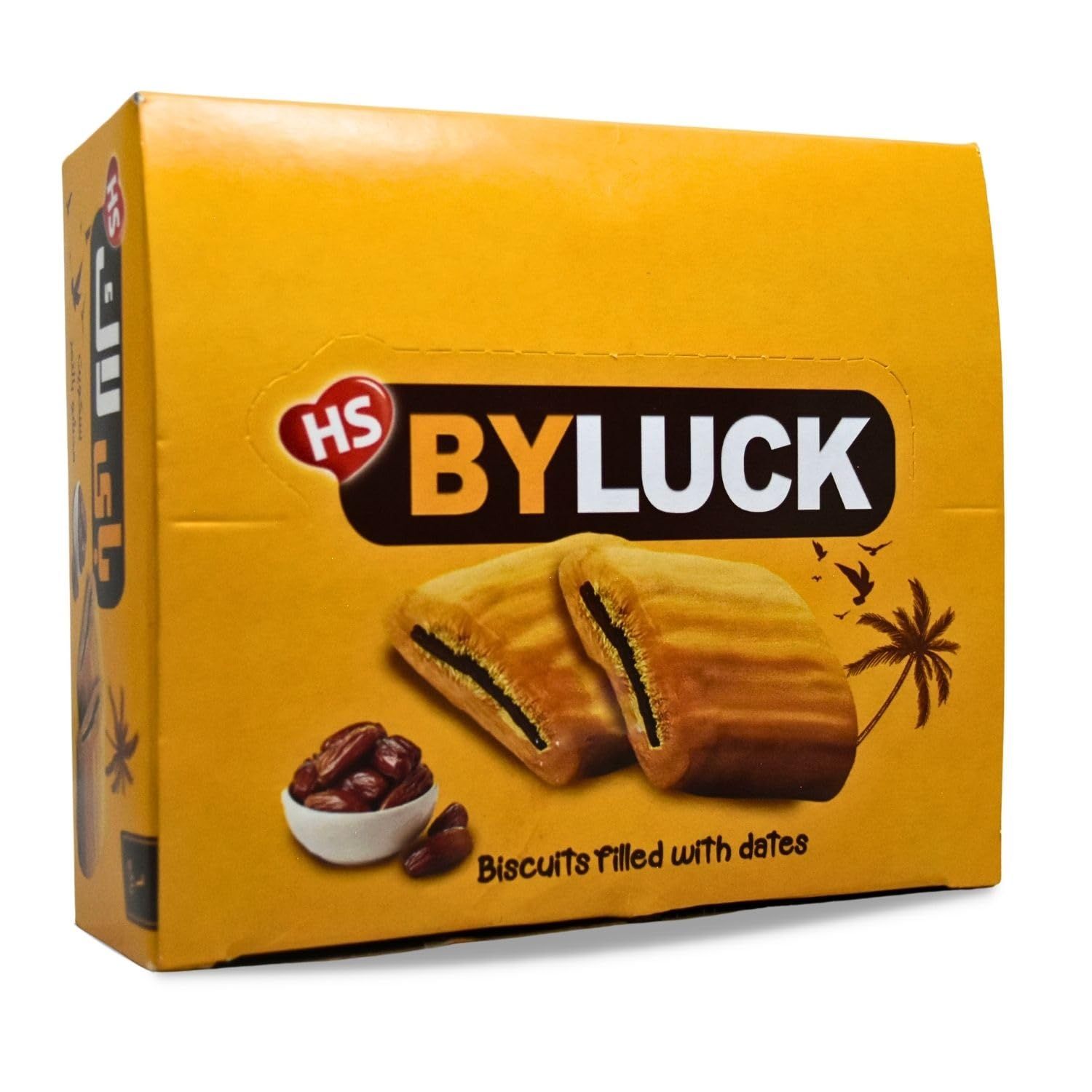 By Luck Date Bar Biscuits Filled With Dates Kamara Vegetarian Filled Dates Bisco Cookies Biscuits Real Cookie Biskut Snack Tea Coffee Time Food Excellent Taste &amp; Fresh Halal 1 Box 6 Bar ??? ???