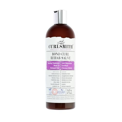 CURLSMITH - Bond Curl Rehab Salve, Bond Building Strength Treatment for Weak, Damaged Hair 16 fl oz