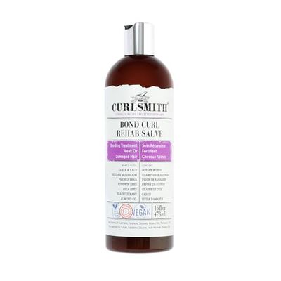 CURLSMITH - Bond Curl Rehab Salve, Bond Building Strength Treatment for Weak, Damaged Hair 16 fl oz