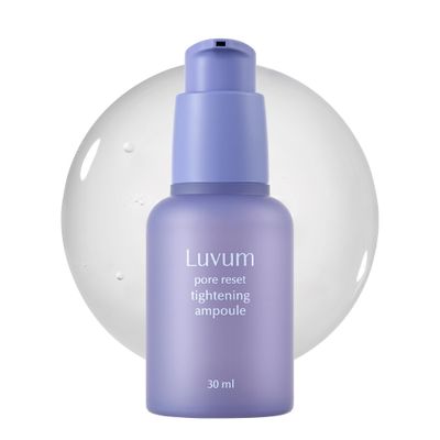Luvum Pore Reset Ampoule, Niacinamide Serum, PHA, Black Head Remover, 1.01 fl. oz