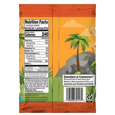 M- Animal Cookies, 2 oz Packets, 36 Count 2 pack