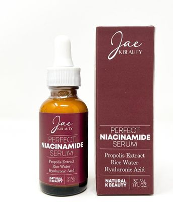 Jae K Beauty Skincare Korean Niacinamide Serum Dark Spot Corrector Serum for Face - Brightening Serum for Hyperpigmentation &amp; Uneven Skin Tone 1oz