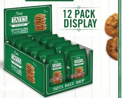 Tate's Bake Shop - Tiny Tate's Bite Size Chocolate Chip Cookies 1oz Bags Each bag contains 12 bite size cookies Pack of 24