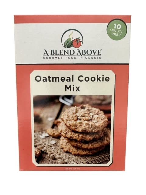 A Blend Above Oatmeal Cookie Mix, Oatmeal Delight: Irresistible Cookie Mix for Homemade Treats, Quick and Easy to Make, Makes 36 Cookies, 10 Minute Prep