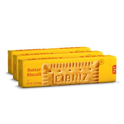 Bahlsen Leibniz Butter Biscuit Cookies 3 boxes Our classic original buttery biscuits 7 ounce boxes