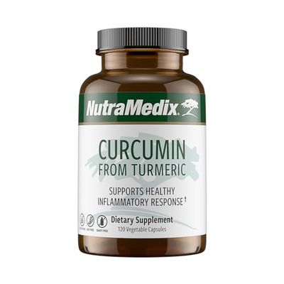 NutraMedix Curcumin - 500mg Turmeric Capsules - Promotes a Healthy Inflammatory Response, Immune System, Brain, Heart &amp; Liver Support 120 Capsules