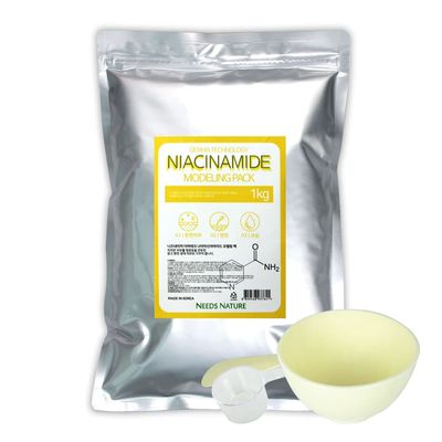 NEEDS NATURE Dermatech Niacinamide Modeling Pack 1kg Pack Tool Set