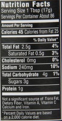 House of Tsang Bangkok Padang Peanut Sauce, 51.8 ounce 1 pack