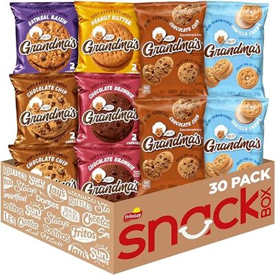 Grandma&#39;s Cookies, Variety Pack, Pack of 30