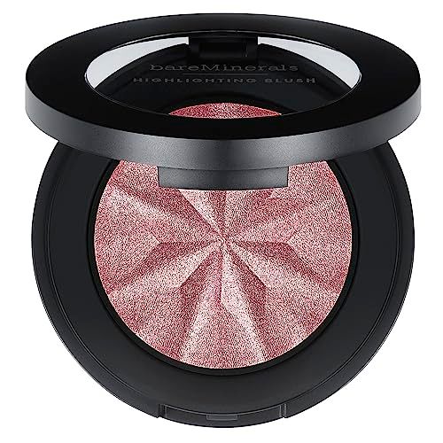 bareMinerals Gen Nude Highlighting Blush, 2-in-1 Blush Highlighter Hybrid, Silky Blendable Makeup, All-Day Wear, Talc Free, Vegan