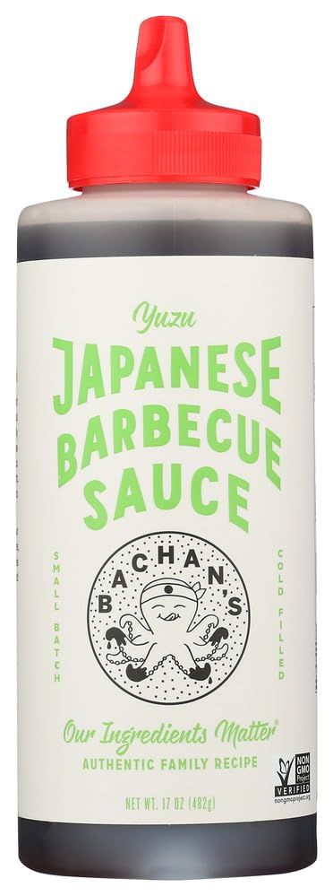 Bachan&#39;s Yuzu Japanese Barbecue Sauce, Non GMO, 17 Ounces Pack Of 6