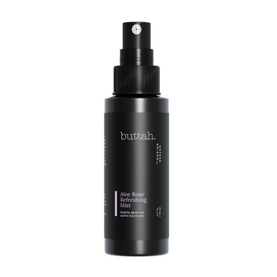 Buttah Skin by Dorion Renaud Aloe Rose Refreshing Mist 4oz - Hydrating Rose Water Face Spray - Refreshing Aloe Facial Mist - Naturally Based Skin Care for Men &amp; Women - Black-Owned Skincare