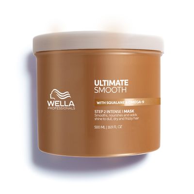 Wella Professionals ULTIMATE SMOOTH Intense Mask Nourishing Treatment for Dry &amp; Frizzy Hair With Squalane &amp; Omega 9 16.9 Fl Oz.