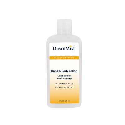 Dukal HL08 Dawn Mist Hand and Body Lotion with Dispensing Cap, 8 oz. Bottle, Pack of 48