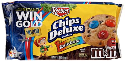 Keebler, Chips Deluxe Rainbow Cookies, 11.3 Ounce