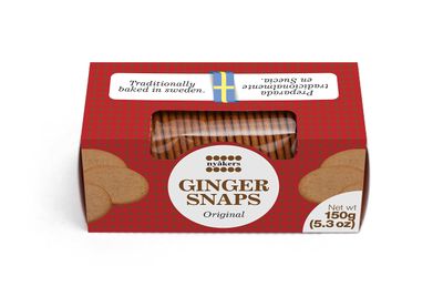 Nyakers Swedish Ginger Snaps, Original Flavor, 150 grams