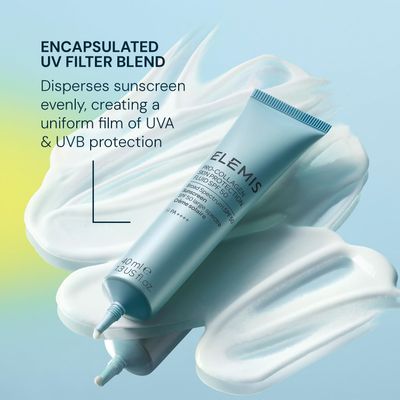 Elemis Pro-Collagen Skin Protection Fluid SPF 50 Hydrating Face Sunscreen Lightweight &amp; Fast-Absorbing 40ml