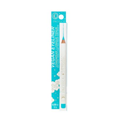 Pacifica Waterproof Eyeliner Pencil - Pastel Ocean Blue Liner Longwear, Smudge-Proof, Eye Liner Eye Makeup Vegan &amp; Cruelty-Free Ophthalmologist Tested