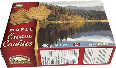 Canada True Premium Maple Cream Cookie with 100 Pure Maple Syrup - Product of Canada