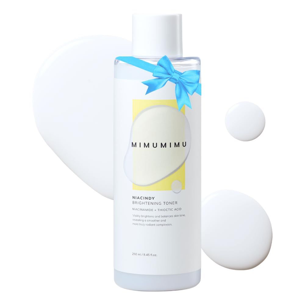 MIMUMIMU Niacinamide 5Thioctic Acid NIACINDY Milky Toner for Before Spot Care - Daily Korean Potency Skincare - Uneven Tone, Hyperpigmentation, Flawless, Clear Skin Glass Skin-Prep Toner