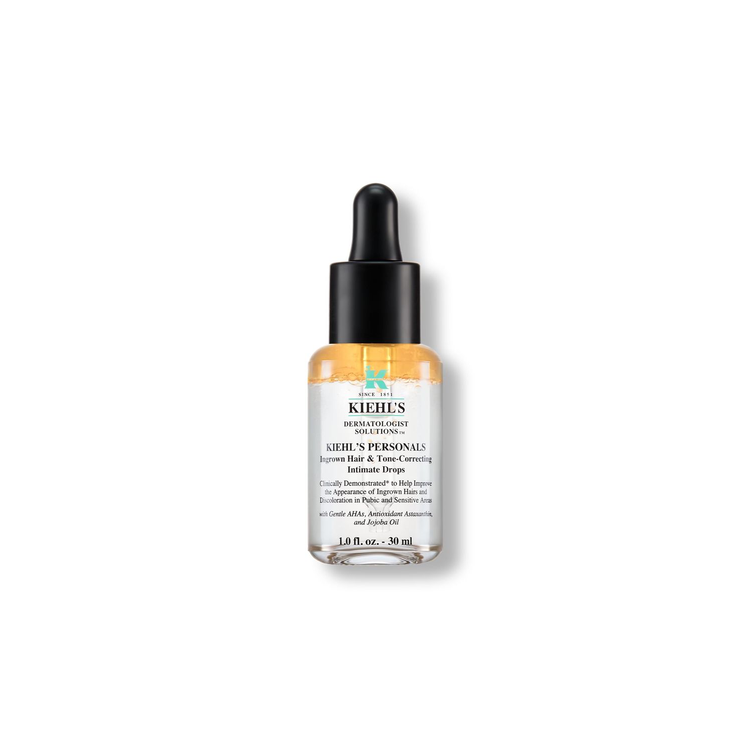 Kiehl&#39;s Since 1851 Ingrown Hair &amp; Razor Bump Correcting Drops Serum - Ingrown Hair Treatment for Bikini Area and Razor Bump Treatment- 30ml