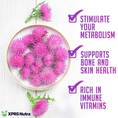 XPRS Nutra Organic Milk Thistle Seed Powder - Premium Milk Thistle Powder Rich in Silymarin and Antioxidants - Milk Thistle Seeds Support Liver Health - Vegan Friendly Milk Thistle Organic 4 Ounce