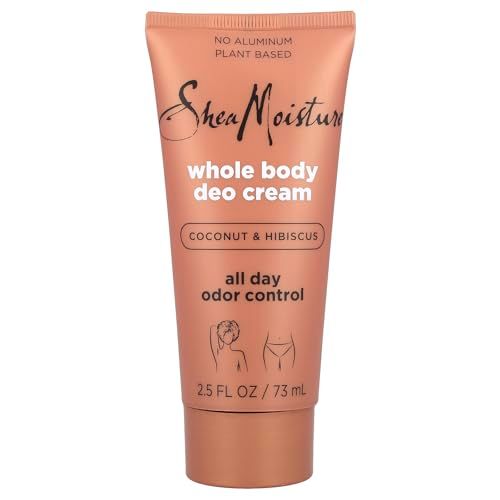 SHEA MOISTURE Coconut &amp; Hibiscus Cream Deodorant, 2.5 FZ