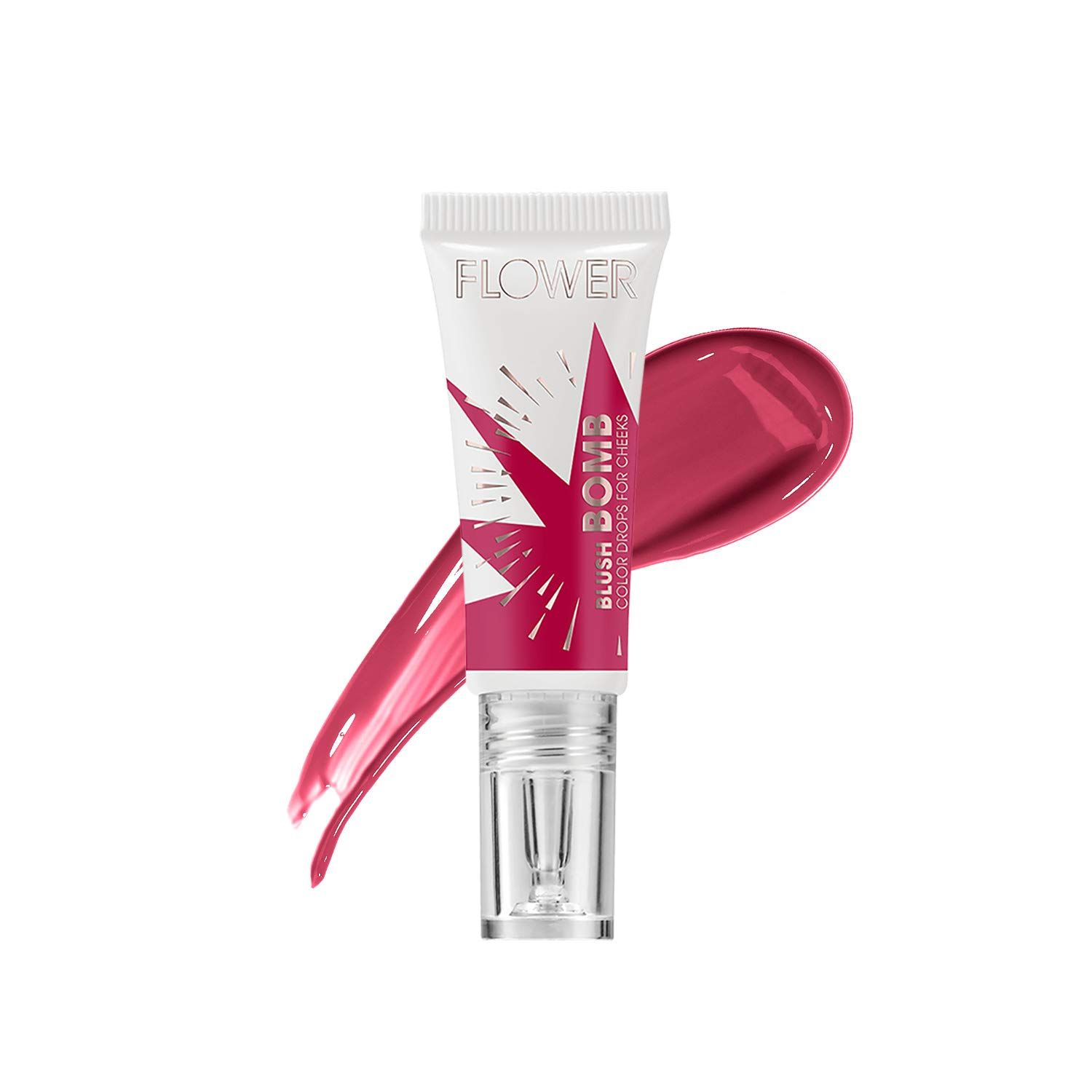 FLOWER Beauty By Drew Barrymore Liquid Blush Makeup Bomb Color Drops -Silky Lightweight Formula Gel Cream Blush for Cheeks - Radiant Glossy Finish - Buildable Lightweight Formula - Cruelty-Free Veg...