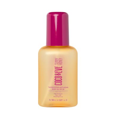 Coco &amp; Eve Tan Boosting Anti-Aging Body Oil SPF20 - Tanning Accelerator Spray, UVA UVB Sun Protection Moisturizing Outdoor Bronzing Enhancer with Natural Ingredients, Antioxidants 5.07 Fl Oz