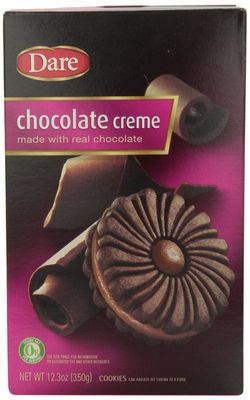Dare Cookies, Chocolate Creme, 12.3-Ounce Packages Pack of 6