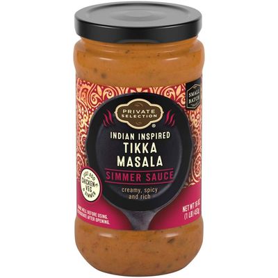 Private Selection Tikka Masala Indian Inspired Simmer Sauce 16 Oz Pack of 2