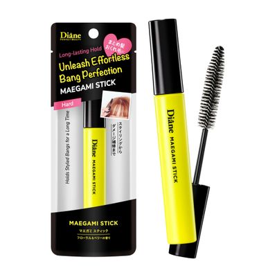 Moist Diane Perfect Beauty Natural Hair Styling Gel Stick for Women &amp; Men, Hair Mascara for Smooth &amp; Tamed Hair, Not-Greasy Hair Finishing Stick for Flyaways, Maegami Stick from Japan, 0.34 Oz 10mL