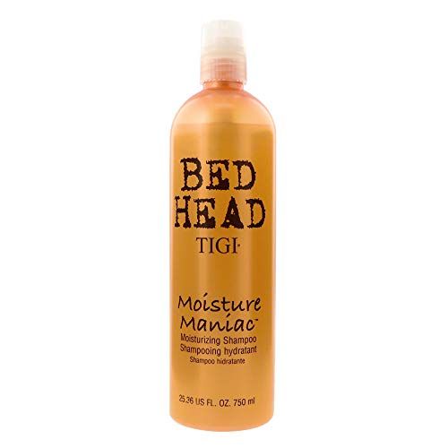 TIGI Bed Head Moisture Maniac Shampoo - For Lightweight Moisture, Replensishes Shine &amp; Smoothness, Moisturizes Hair, For All Hair Types, 25.36 oz Pack of 1