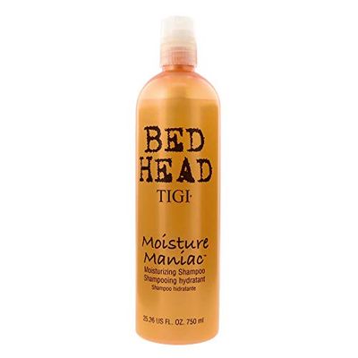 TIGI Bed Head Moisture Maniac Shampoo - For Lightweight Moisture, Replensishes Shine &amp; Smoothness, Moisturizes Hair, For All Hair Types, 25.36 oz Pack of 1