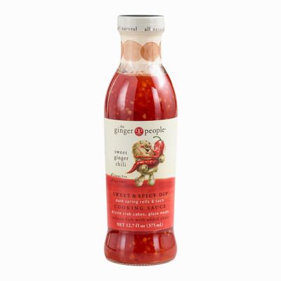 Ginger Sweet Chili Sauce - Sweet and Spicy Dip Cooking Sauce Organic and Brings Natural Taste of Ginger, Chili, and Red Pepper Full of Life and Good Health 12.7 oz