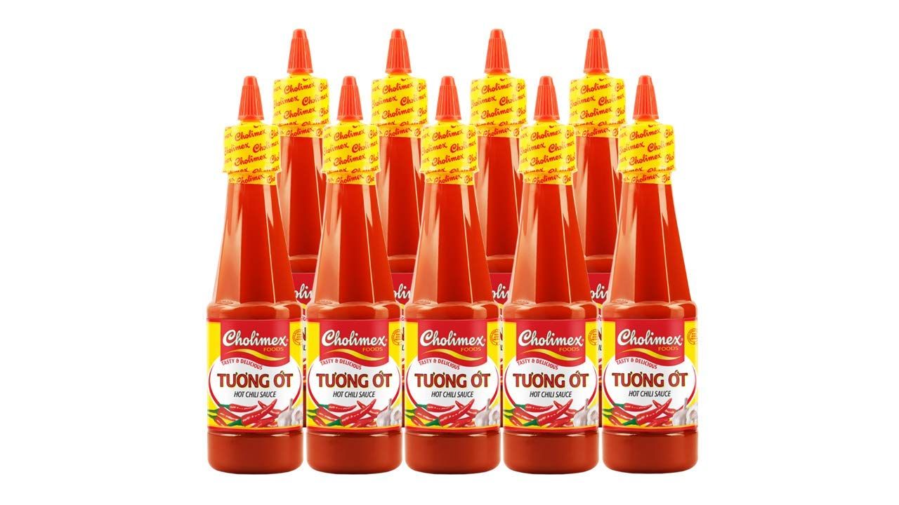CHOLIMEX Hot Chili Sauce - 8.45 Fl Oz 250ml - Pack of 9
