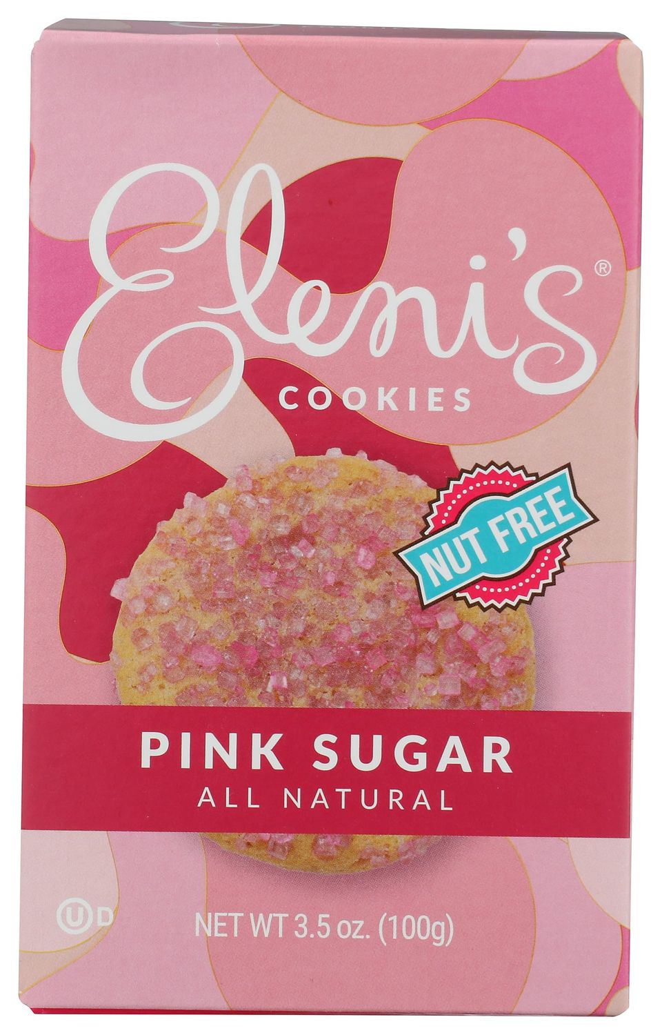 Eleni&#39;s New York Crisp Pink Sugar Cookie, 3.5 OZ