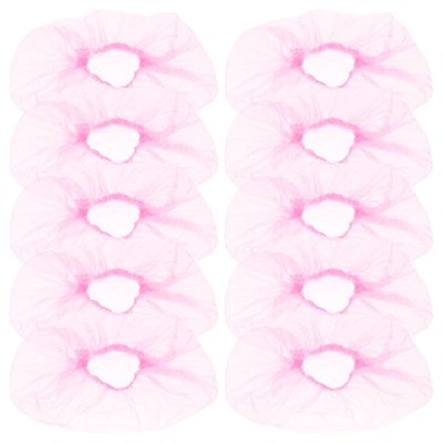 VOSAREA 300pcs Disposable Pedicure Liners Beauty Salon Wash Basin Wrapping Bags Clear Pedi Guard Bath Liners for Foot BathSpaMassage Pink