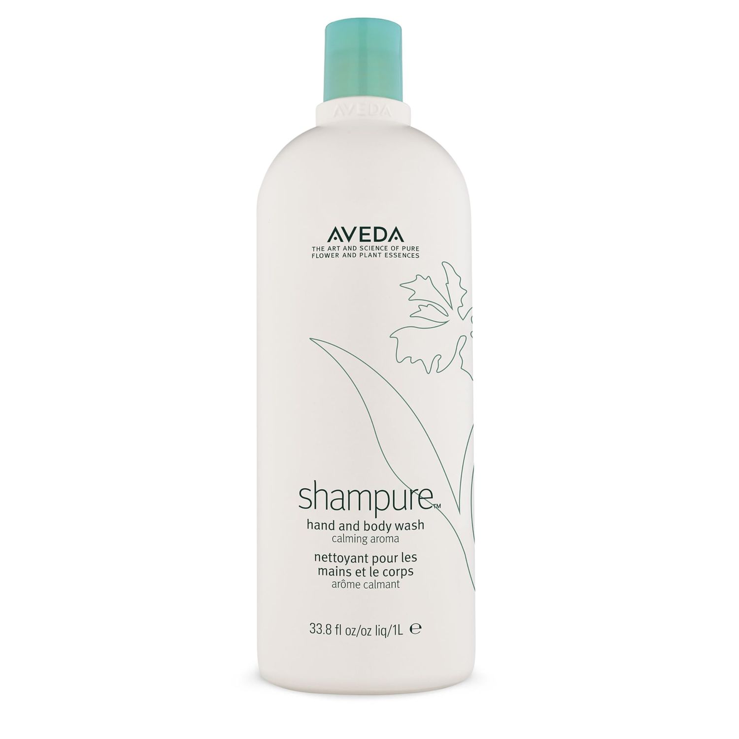 Aveda Shampure Hand &amp; Body Wash Liquid Hand Soap and Body Wash with Calming Aroma of Lavender, Ylang Ylang, Petitgrain, 33.8 Fl Oz