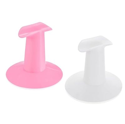 Duehut 2PCS Plastic Nail Art Finger Rest Stand Toe Separators Fixed Finger Bracket Professional Painting Art Accessories DIY Nail Art Supplies for Nail Art