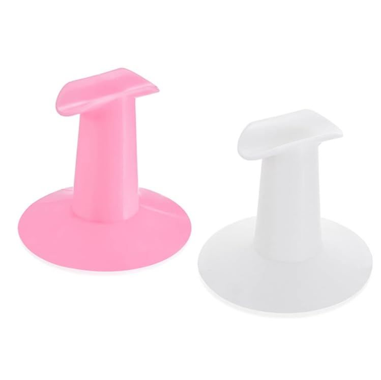 Duehut 2PCS Plastic Nail Art Finger Rest Stand Toe Separators Fixed Finger Bracket Professional Painting Art Accessories DIY Nail Art Supplies for Nail Art