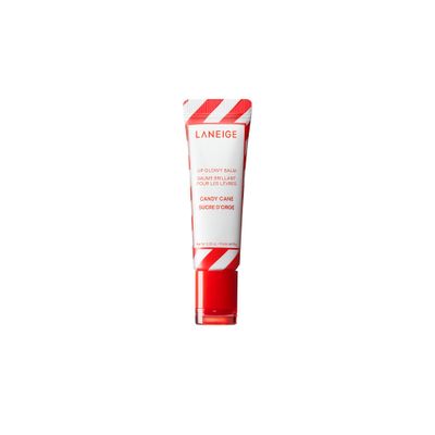 LANEIGE Lip Glowy Balm Candy Cane: Hydrate, Glossy, Lightweight, Moisturize &amp; Tint with Shea Butter