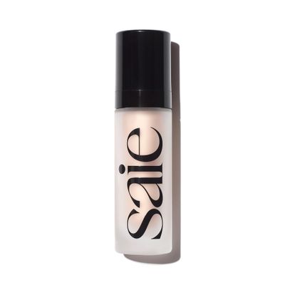 Saie Glowy Super Gel Lightweight Illuminator - Luminizer and Makeup Primer for Glowing Skin - Enriched with Vitamin C Hydrating Squalane Oil - Starglow 1 oz