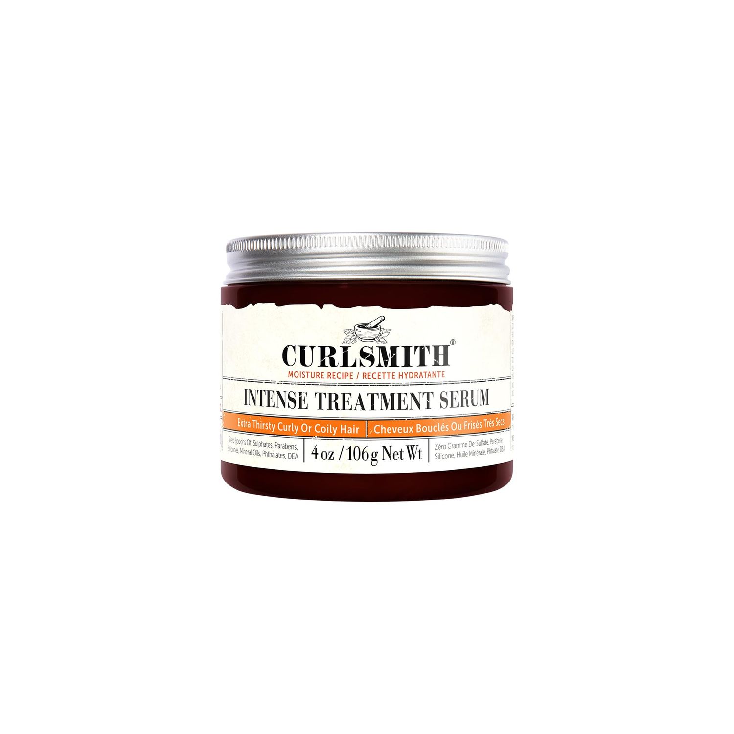 CURLSMITH - Intense Treatment Serum - Vegan Hair Butter for Curly and Coily Hair 4oz