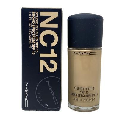 M.A.C Cosmetics Studio Fix Fluid Foundation - NC 12-1 fl oz 30mL