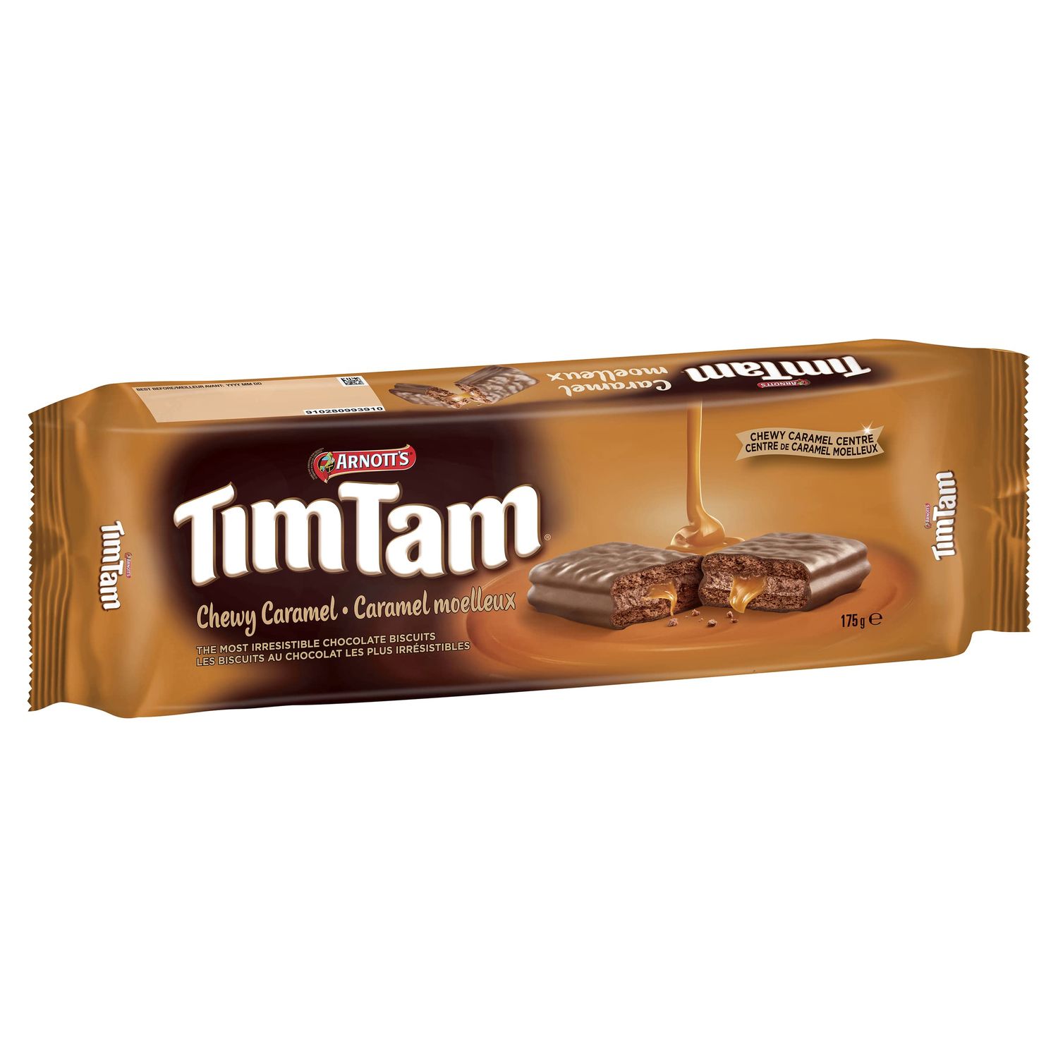 Arnotts Tim Tam Chewy Caramel Chocolate Biscuits - 175g 6.2oz - Classic Australian Treat