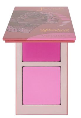 Juvia&#39;s Place Blushed Duo Blush Volume4 - Two Tone Pigmented Buildable Pressed Mineral Powder - Rosy Natural Cheeks Matte Fresh Finish for All Skin Color