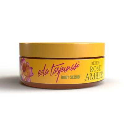 Eda Taspinar Desert Rose Amber Body Polish Scrub For Silky Smooth Skin, Mystical Amber Scent, Moisturizing and Exfoliating, Silky Touch Skin Care Series, All Eyes on You! 200 ml6.8 fl oz 1 Pack